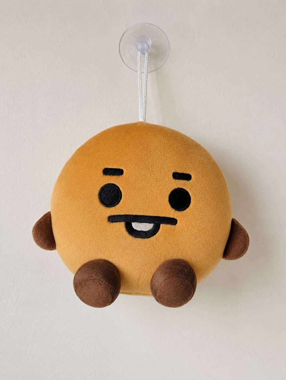 BT21 SHOOKY Plush Suction Cup Hanging Plush 9" Kawaii BTS LINE FRIENDS New